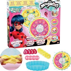 Miraculous Ladybug Sprinkles Slimy Kit DIY Jelly Pie Desert Slime Set Kit New